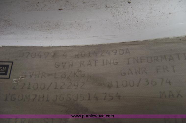 image for item 5454 1995 GMC TopKick box truck