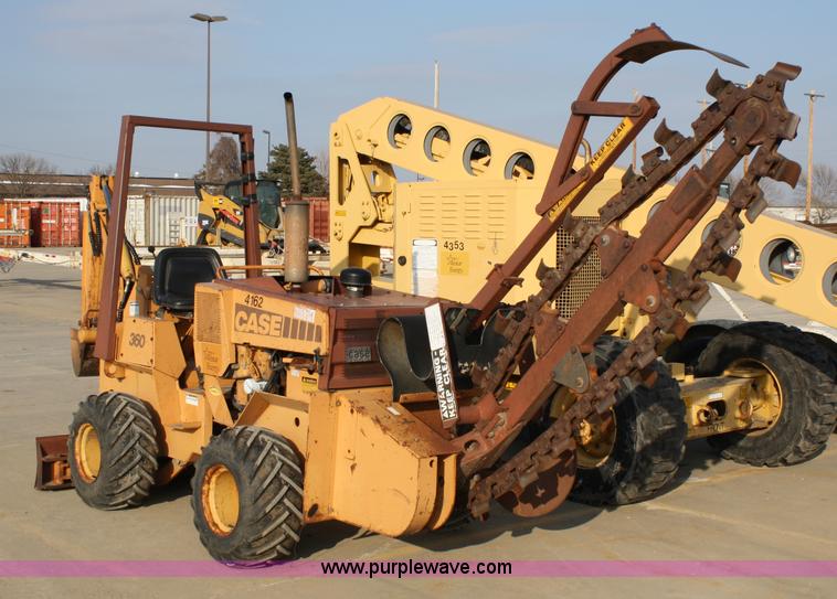 image for item 4893 Case 360 trencher backhoe