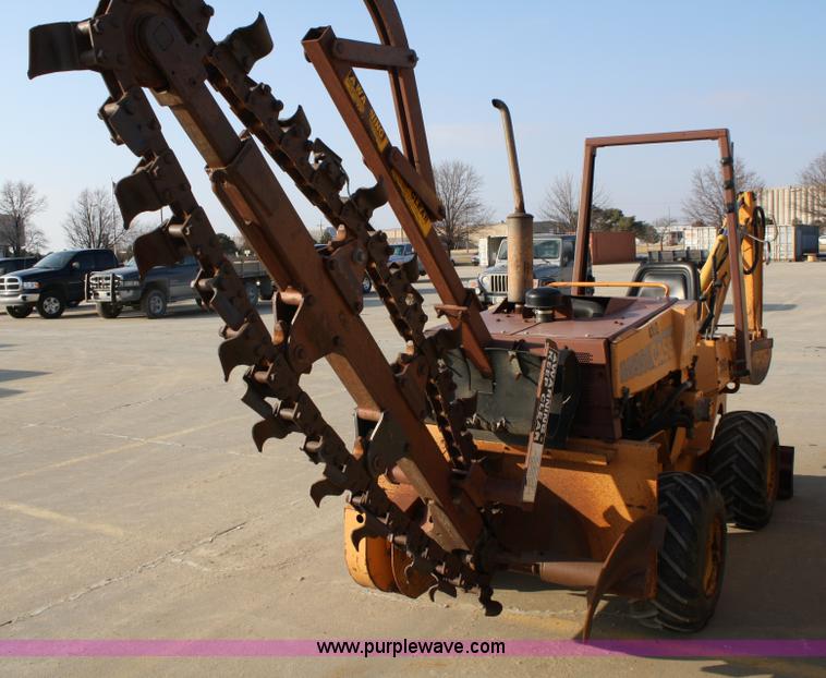 image for item 4893 Case 360 trencher backhoe