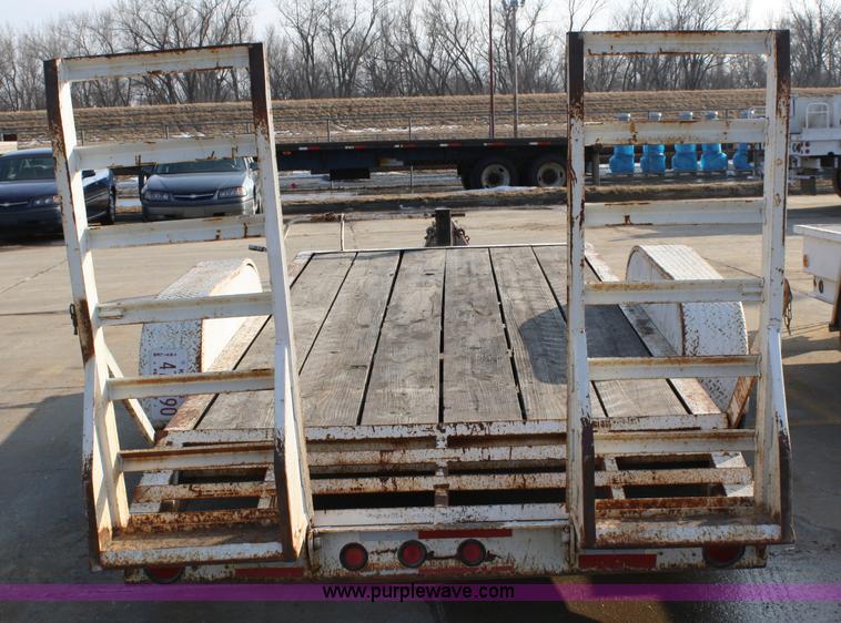 image for item 4894 1990 Holden double axle trencher trailer