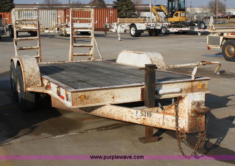 image for item 4894 1990 Holden double axle trencher trailer