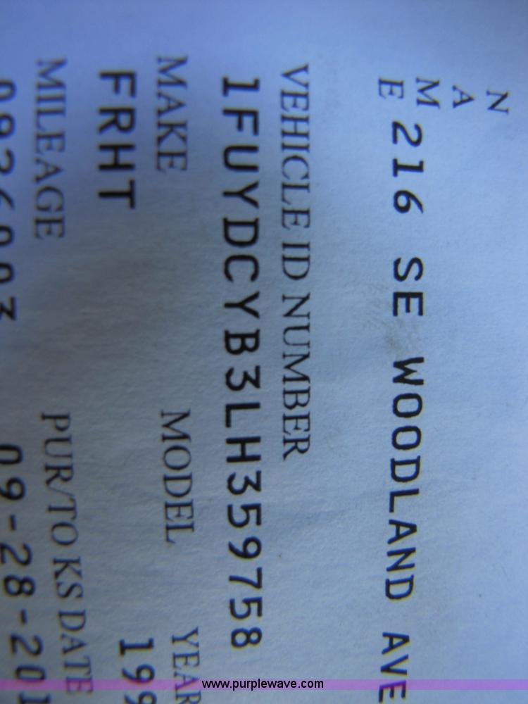 image for item 5191 1990 Freightliner FLD dump truck