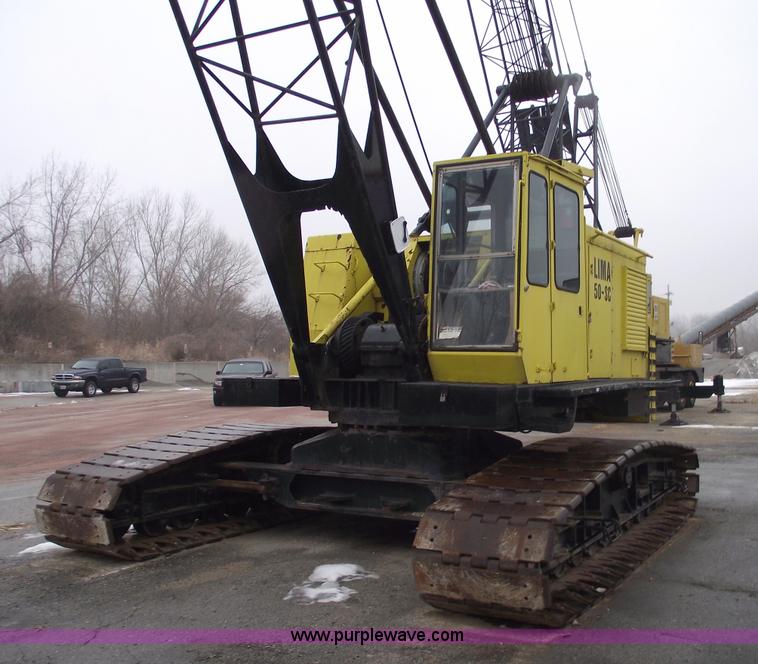 image for item 5376 1976 Lima 50-SC 50 ton crawler crane