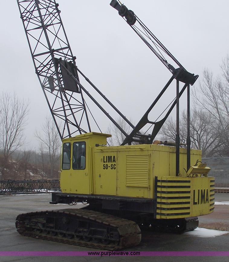 image for item 5376 1976 Lima 50-SC 50 ton crawler crane