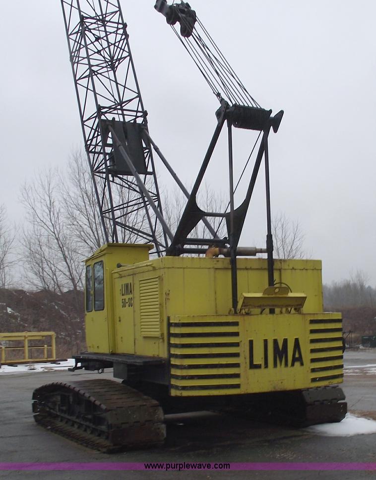 image for item 5376 1976 Lima 50-SC 50 ton crawler crane