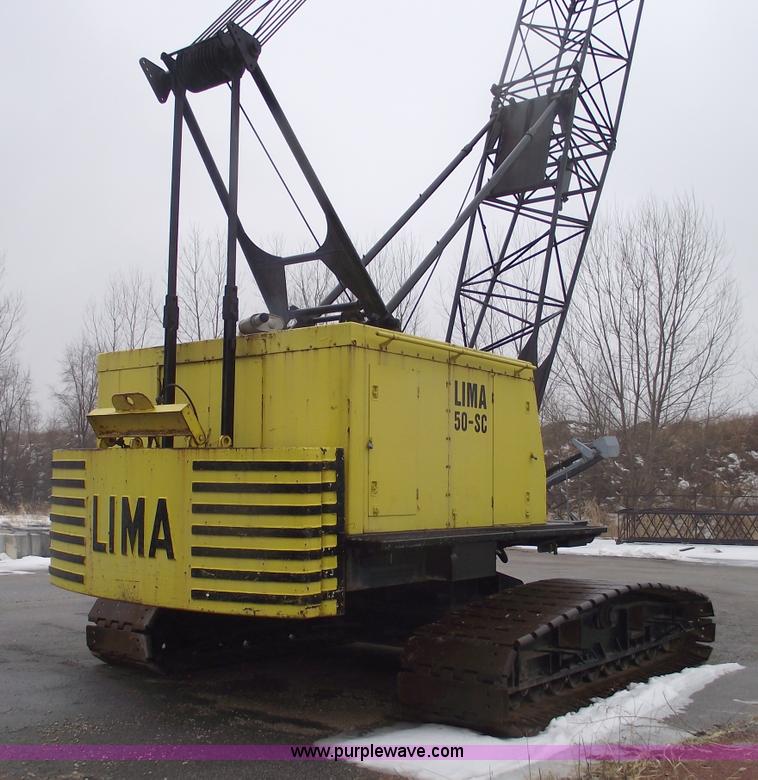 image for item 5376 1976 Lima 50-SC 50 ton crawler crane