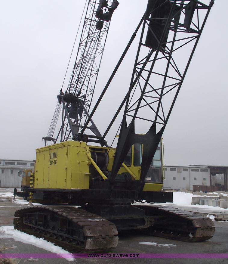 image for item 5376 1976 Lima 50-SC 50 ton crawler crane