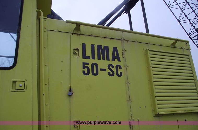 image for item 5376 1976 Lima 50-SC 50 ton crawler crane
