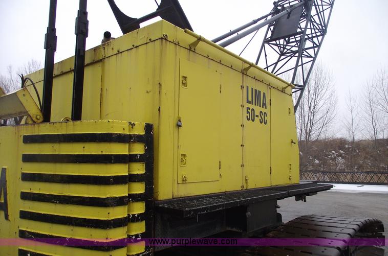 image for item 5376 1976 Lima 50-SC 50 ton crawler crane