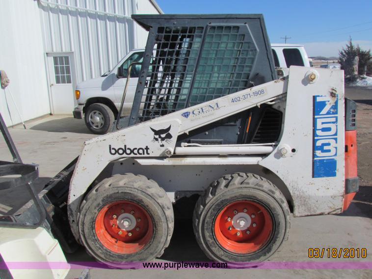 image for item 7500 1992 Bobcat 753 skid steer