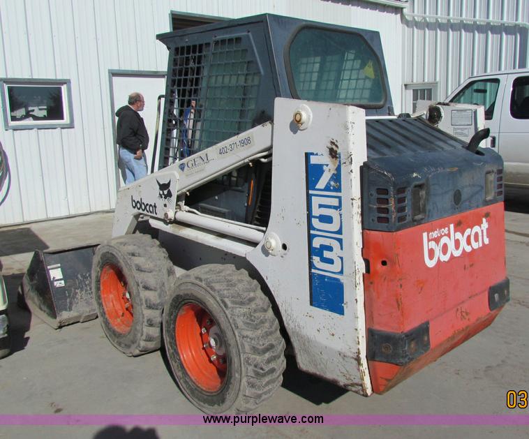 image for item 7500 1992 Bobcat 753 skid steer