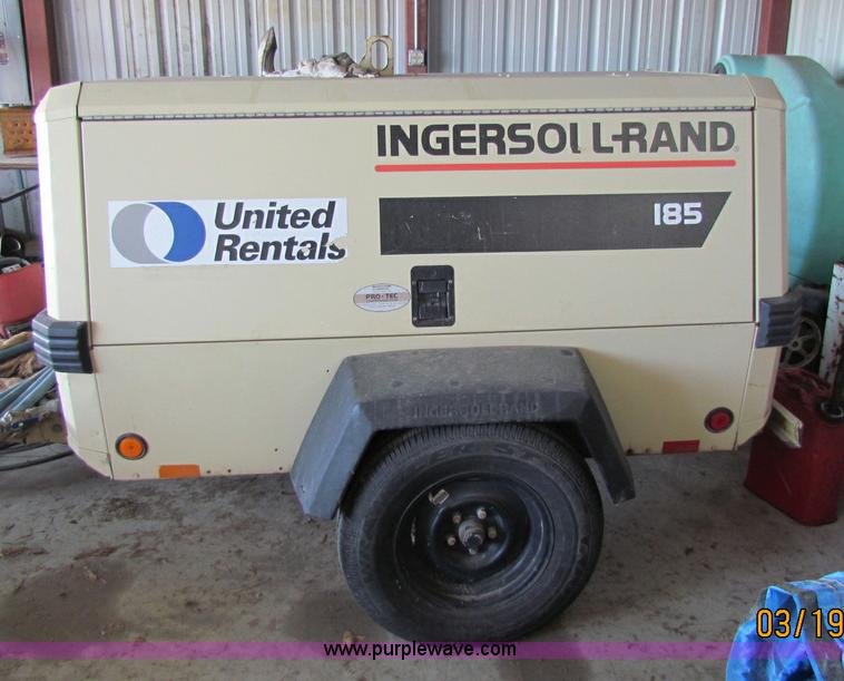 image for item 7502 1999 Ingersoll Rand P185WJD air compressor