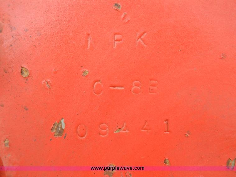 image for item 7785 NPK C-8B plate compactor with mounting bracket