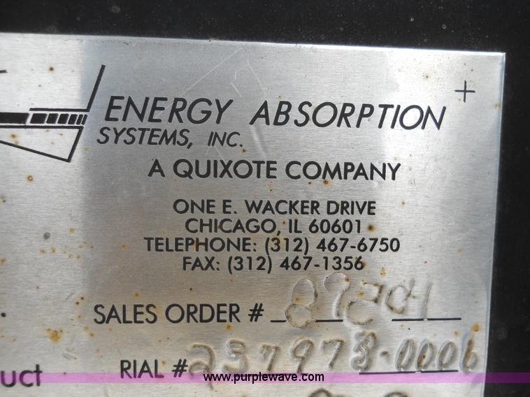 image for item 7786 2003 Energy Absorption Systems mobile protection system