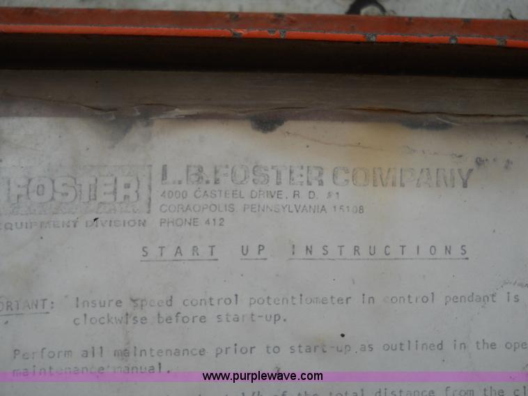 image for item 7810 Foster vibratory pile driver/extractor