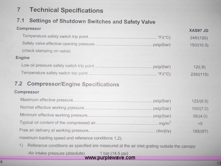 image for item 7812 2006 Atlas Copco air compressor