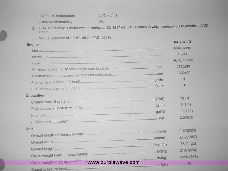 image for item 7812 2006 Atlas Copco air compressor