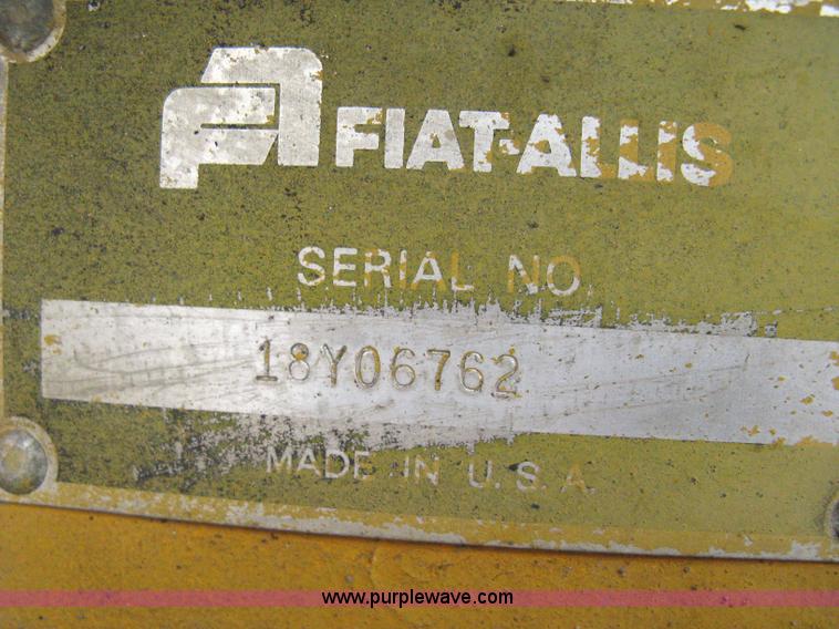 image for item 8010 1978 Fiat-Allis 605B wheel loader