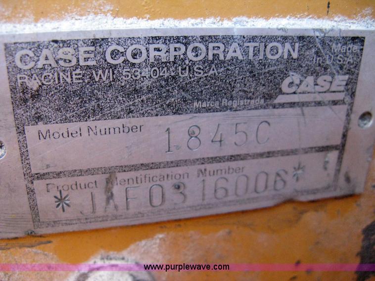 image for item 8217 2000 Case 1845 C skid loader