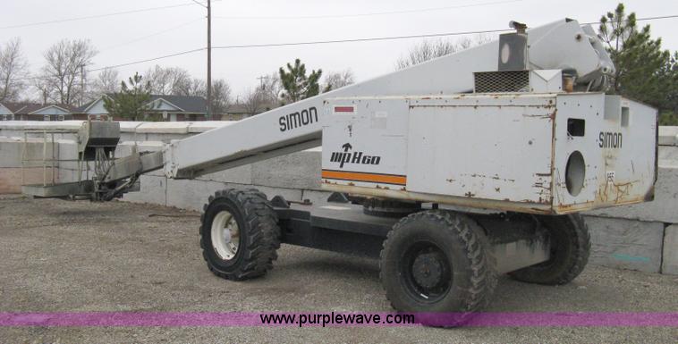 image for item 8234 Simon MPH 60 boom lift