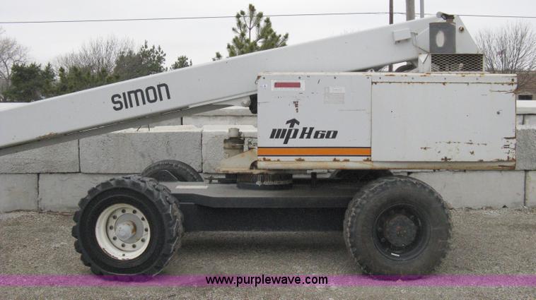image for item 8234 Simon MPH 60 boom lift
