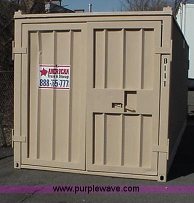 image for item 9001 1999 Saf-T-Box 22' job site storage container