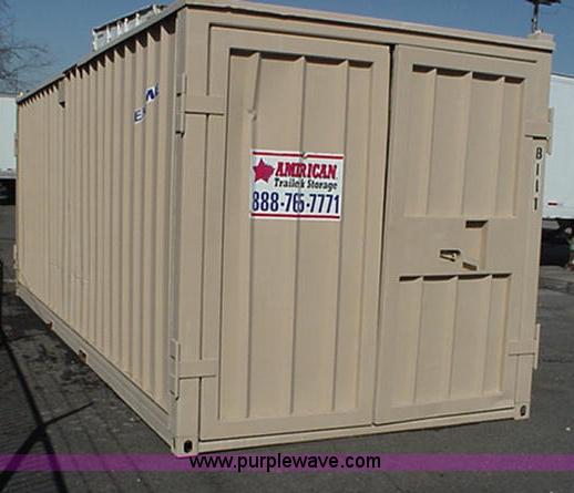 image for item 9001 1999 Saf-T-Box 22' job site storage container