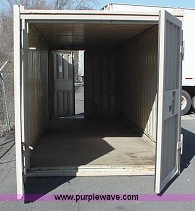 image for item 9001 1999 Saf-T-Box 22' job site storage container