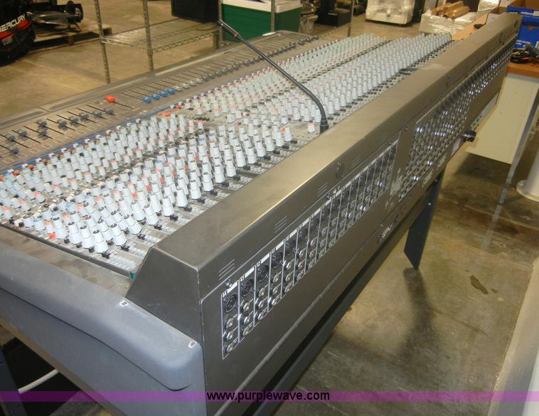 image for item 2018 Amek Big by Langley 44 channel mixing desk with cabling and stand