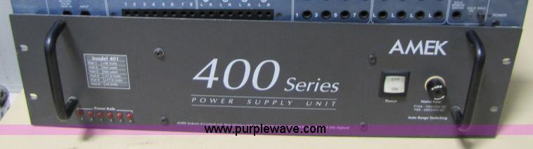 image for item 2018 Amek Big by Langley 44 channel mixing desk with cabling and stand