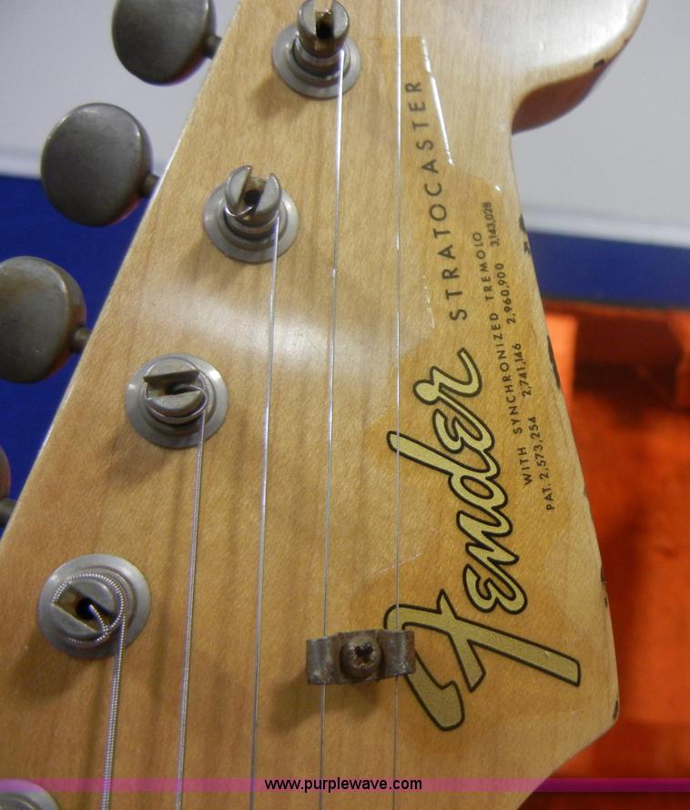 image for item 2046 1965 Fender Stratocaster Relic electric guitar