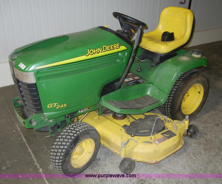 image for item 2276 John Deere GT245 riding lawn mower