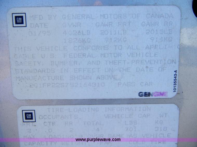 image for item 2378 1995 Chevrolet Camaro