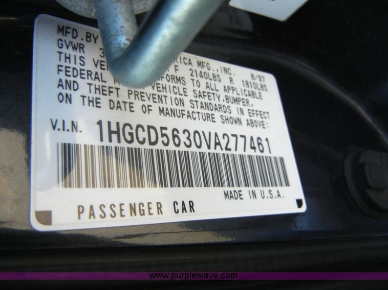 image for item 2383 1997 Honda Accord LX