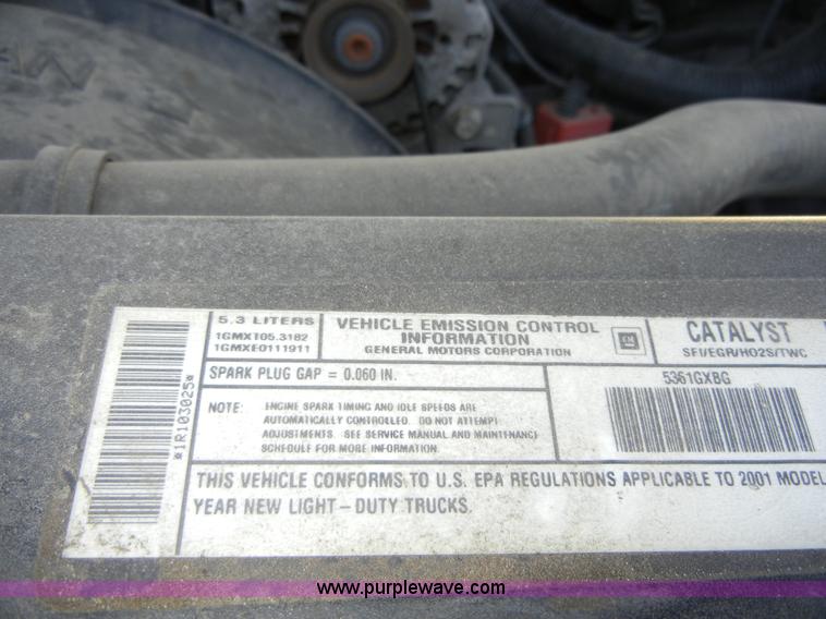 image for item 2386 2001 Chevrolet Tahoe LT K1500 SUV