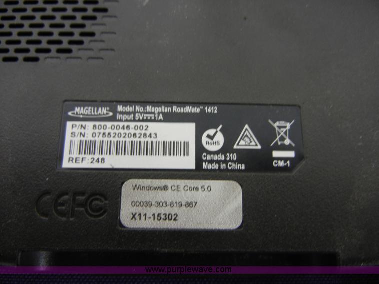 image for item 2396 Magellan Roadmate 1412 GPS