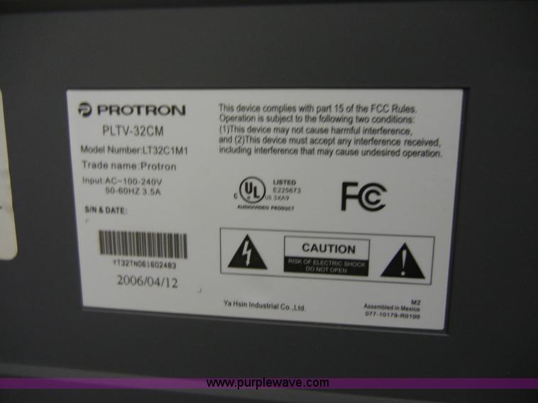 image for item 2409 Protron 32" TV