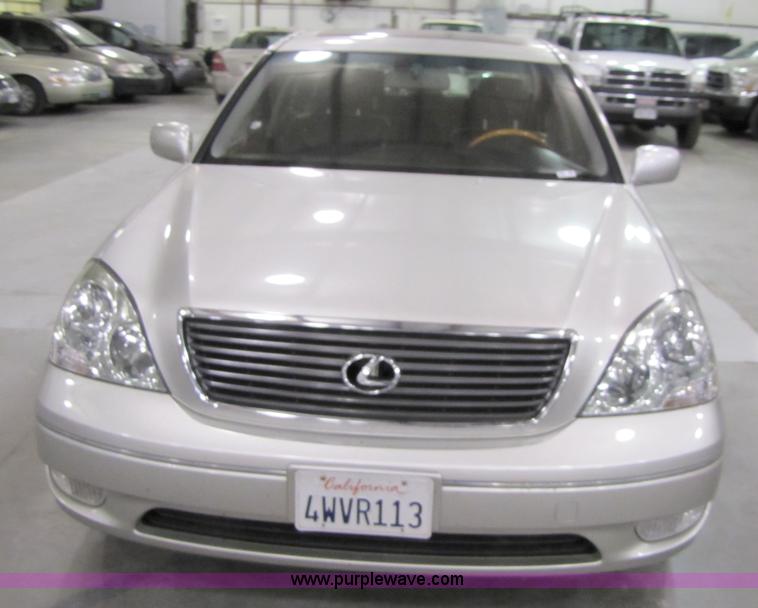 image for item 5325 2002 Lexus LS 430 Non-repairable certificate, parts only