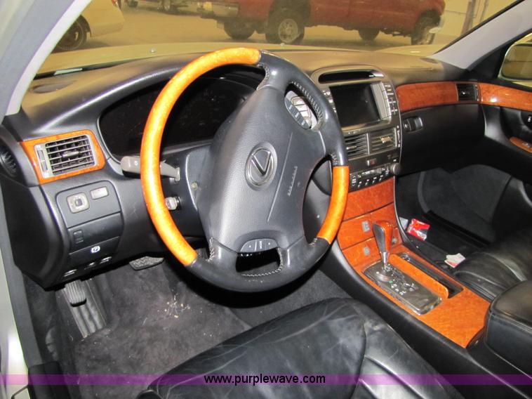 image for item 5325 2002 Lexus LS 430 Non-repairable certificate, parts only