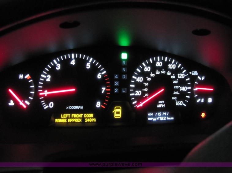 image for item 5325 2002 Lexus LS 430 Non-repairable certificate, parts only