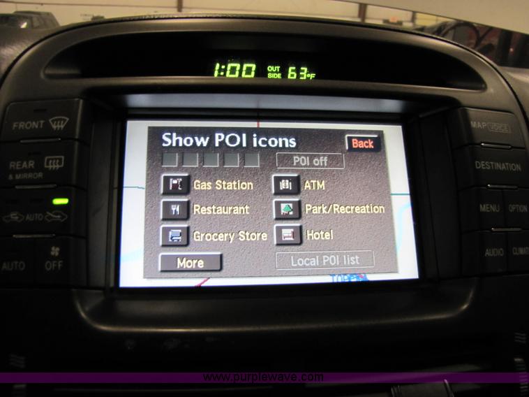 image for item 5325 2002 Lexus LS 430 Non-repairable certificate, parts only