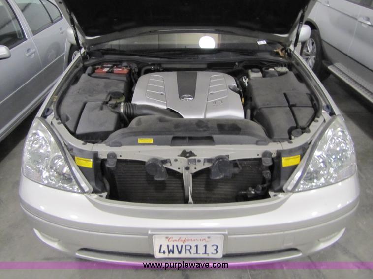 image for item 5325 2002 Lexus LS 430 Non-repairable certificate, parts only