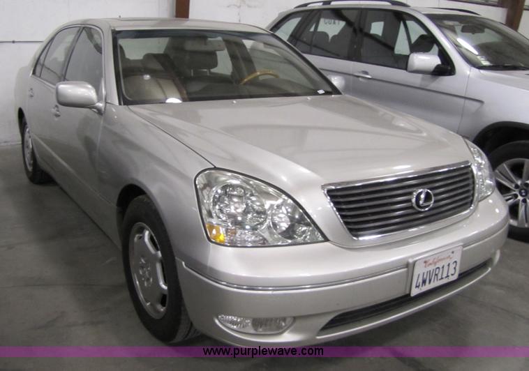 image for item 5325 2002 Lexus LS 430 Non-repairable certificate, parts only