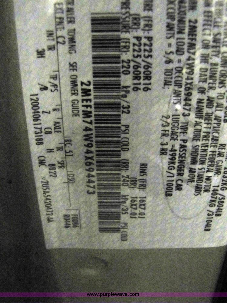 image for item 5328 2004 Mercury Grand Marquis GS