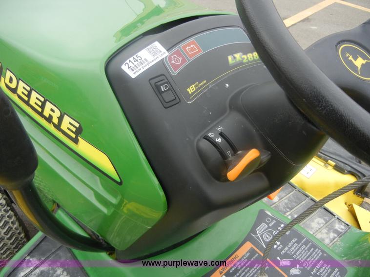 image for item 2145 John Deere LX288 riding mower