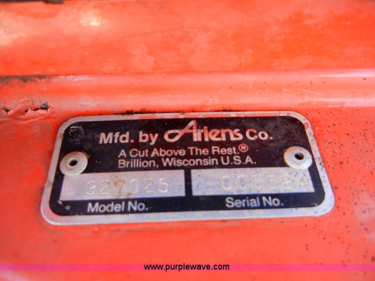 image for item 2283 Ariens riding mower