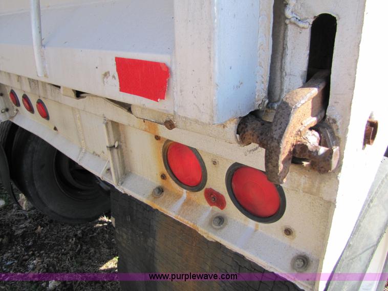 image for item 3544 1979 Fruehauf 30' aluminum end dump semi trailer