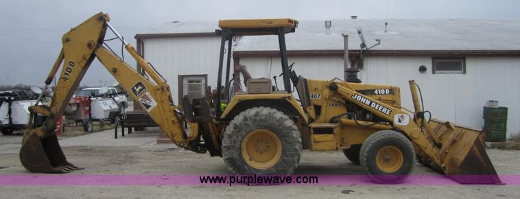 image for item 3691 1997 John Deere 410D backhoe