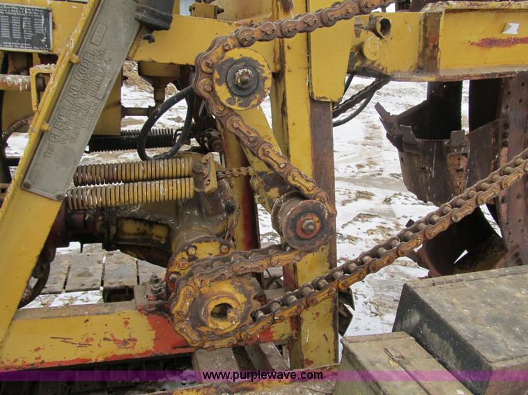 image for item 4043 1968 Cleveland V110 wheel trencher