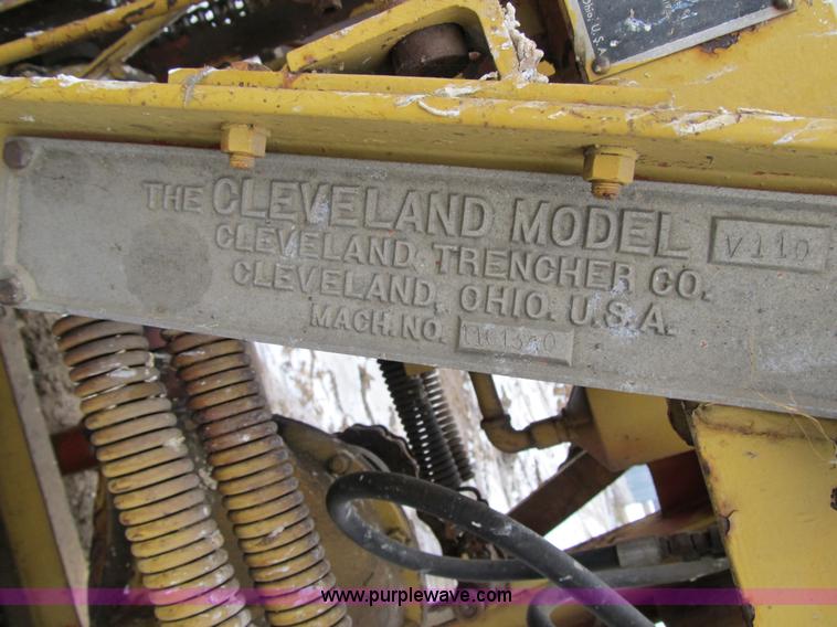 image for item 4043 1968 Cleveland V110 wheel trencher